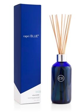 Capri Blue Volcano Reed Diffuser Set - Room Fresheners - Cobalt Blue (8 fl oz)